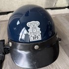 Rare Vintage Police Motorcycle Helmet 1980s Detroit State Police Riot Super Seer