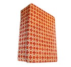 Vintage Geometric Floral Pattern Japanese Rice Cracker Tin Box