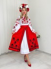 Ukrainian Vyshyvanka Dress Set Women   National Embroidered Folk Costume