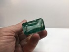Small Antique Aqua Trademark Sun Paneled Medicine Bottle 