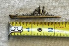 Vintage Uss Newport News Ca-148 Heavy Cruiser Brooch Pin Usn Naval Ship 2-1 4 