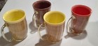 Lot Of 15 Vintage Raffiawear Rattan Burlap Thermo Tumblers  Mugs  Bowl