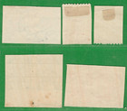 Latvia Lettland Lot Of 8 Stamps 5   15 Kap  1919s  Sc  3 5 Used 5508