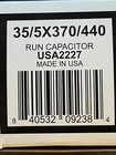 Amrad Round Run Capacitor 35 5 Mfd 370 440 Vac Usa2227