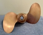 Michigan Ajc485 Solid Bronze Boat Engine Propeller Vintage Nautical 