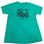 Vintage 90s Motley Crue Band Tee Shirt Medium Brisco Brands Green Black Graphic