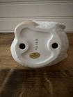 Vintage White Porcelain Hen Chicken Figurine With Egg Farmhouse Decor 50140