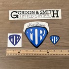 Vintage 70   s Mark Richards Model Gordon And Smith Surfboards Decal Stickers G s