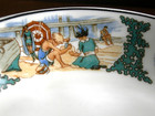 Vtg 1925 Vinoy Park Hotel Fl Bowl Dish Beach Sailboat Syracuse Opco Rare