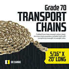 Dc Cargo Mall 2-pack Grade 70 G70 Transport Chain For Cargo Tie-down  5 16  X   