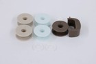 Clover Tatting Shuttle Spare  Bobbins Set 57-740 Brown Lacemaking Tool