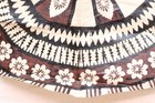 Vintage Tapa Bark Cloth Tonga Samoa Hawaiian Tiki Folk Art Round Polynesian 41 