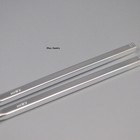 Solid S999 Fine Silver 999 Smooth Square Chopsticks Dinnerware 35-36g 8 26in L