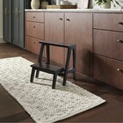 Target - 18  Wood Kitchen Folding Step Stool Black - Hearth   Hand    Magnolia New