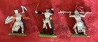 Vintage Britain s 1971 Deetail Medieval Knights Archer Holding Bow 3   x2   