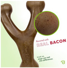 Benebone Wishbone Durable Dog Chew Toy For Aggressive Chewers - Real Bacon