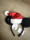 Disney Parks  Christmas Holiday Mickey Mouse Santa Ears Headband New With Tags
