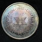 1967 Royal Canadian Mint P l  Toned 7 Coin Set W  Leather Case And Box  Rare  