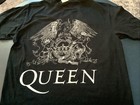 Queen T Shirt Classic Crest Black Vintage Style Size Medium Port Company-euc 