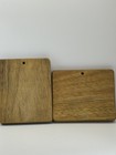 Vintage Wooden Cookie Molds Fish Rooster Carved Wood Springerle Set