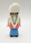 Playmobil Figure Victorian Woman Flower Vendor Blue pink Dress  Shawl 5343