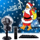 Christmas Snowflake Projector Led Moving Snowfall Laser Light Outdoor Landscape