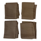 Brown Military Men   s Cotton Handkerchiefs 4-pack     New  mocinc1982 