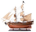 Caribbean Pirate Buccaneer Tall Sailing Ship Wooden Model Brigantine 37  Built