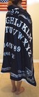 Ouija Board Throw Blanket     Gothic Spirit Board Fleece By Nemesis Now  56 x62 