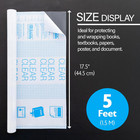 Book Wrap - Clear Book Cover Self Adhesive Book Protector For Book Covers For Pa