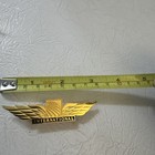 Continental Airlines Gold-tone Metal International Flight Attendant Wings