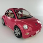 Vintage 2000 Barbie Vw Volkswagen Beetle Bug Hot Pink Car By Mattel