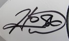 Hines Ward Signed autographed White Steelers Logo Football Beckett 204025