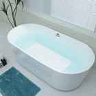 Extra Long Pebble Bath Tub Shower Mat 34 2 X 15 7 Non-slip With Suction Cups