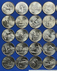 Complete Statehood State Quarters Set Of 50 Uncirculated Coins Mixed Mint P d