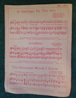 Vintage Christmas   Santa Claus Sheet Music Fattest Man In Town   1950
