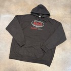 Vintage Y2k Nhra Drag Racing Hoodie Sweatshirt 3xl Grey Original Extreme Sport 