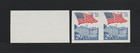Us Error Stamps  2609a Flag White House  Blank Imperf Pair  Mnh