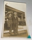 Rare Antique Vintage Western American Men  California Trolly Snapshot Photo 1939