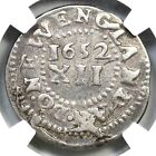 1652 Noe-22 R-6 Ngc Au 50 Massachusetts Pine Tree Shilling Colonial Coin 1s