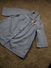 Vintage 60s American Red Cross Volunteer Nurse Jacket Medium Women Blue Pockets
