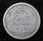 1860 Seated Liberty Half Dime   First Year Of Legend On Obverse   5837