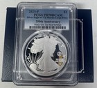 Pcgs Pr70 Silver Eagle 2025-p U s  Marine Corps 250th Anniversary Privy Proof