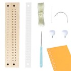 Signature Punching Tool For Bookbinding W  Awl Guide And Cradle Book Binding Kit