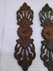 Antique Victorian Cast Iron Floral Appliqu  s Trim Architectural Salvage 1900 s