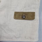 German Linen Vest Men Us Sz 44  Eu 54 Western Trachten Traditional Leather Hunt