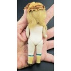 Antique Dollhouse Miniature All Bisque Jointed Girl Doll Undressed  4 1 4 t