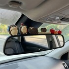 7 Pcs Cute Hedgehog Car Dashboard Decor With Stickers  Computer Monitor Decor