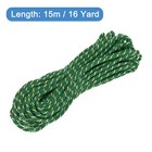 16yards 5mm Twisted Cord Dark Green Gold For Decoration Trim Twine Braided Rope
