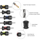 Recoil Rci612 99 99  Oxygen Free Copper 12ft 6-channel Rca Audio Cable